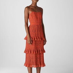 Whistles Tiered Midi Dress
